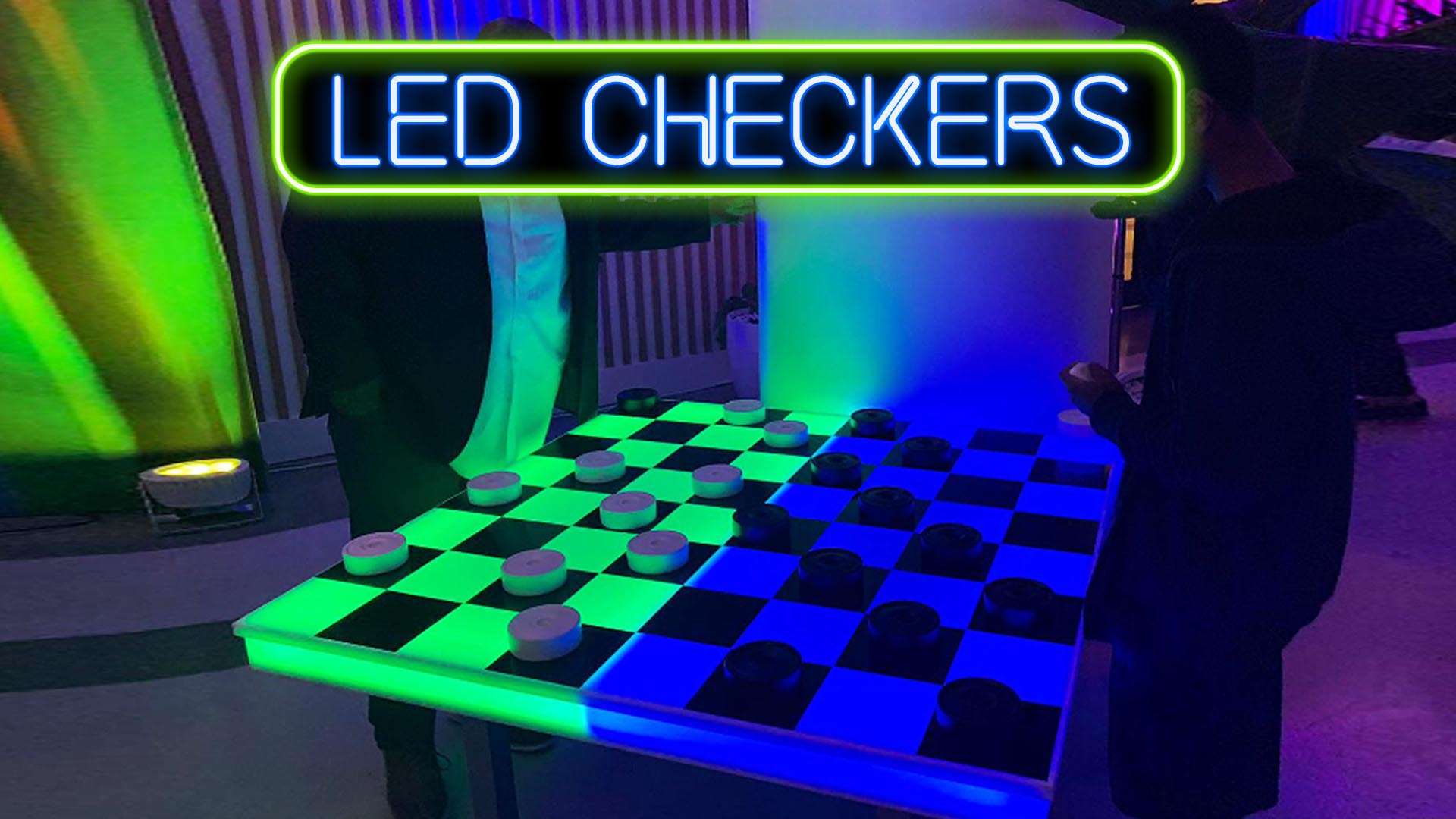 orlando arcade LED Checkers